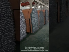 Compact Fin Type Heat Exchanger Low Power Consumption